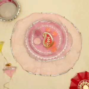 dazzling-baby-pink-gota-patti-thali-cover