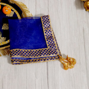 Traditional Royal Blue Thali Cover