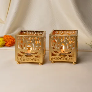 elegant-lotus-design-metal-t-light-holder-set-of-2