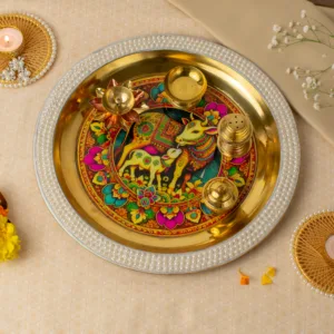 pearl-border-kamdhenu-cow-design-pooja-thali-set-with-accessories