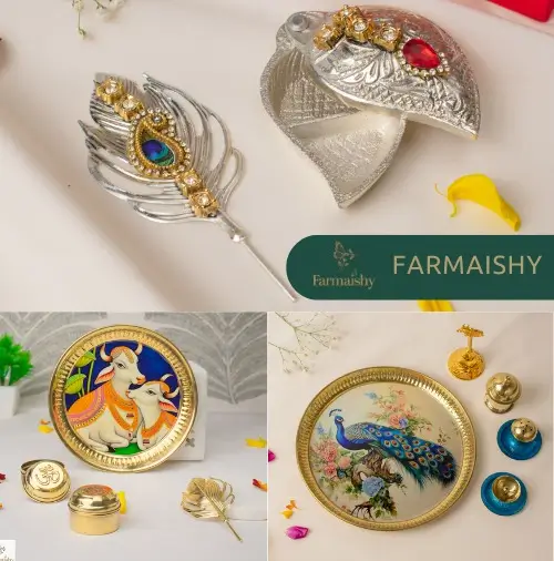 Pooja thali for tradictional pooja