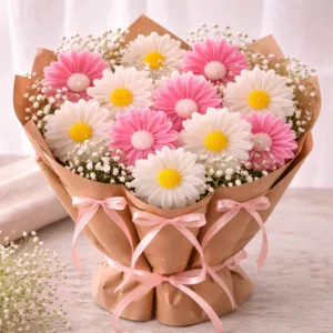 handcrafted-daisy-candle-bouquet
